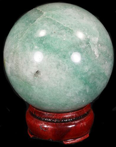 Aventurine (Green Quartz) Sphere - Glimmering #32136